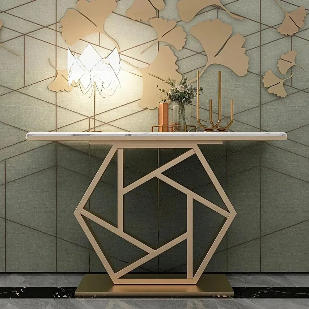 Console Table for Living Room with Specs Stand for Home