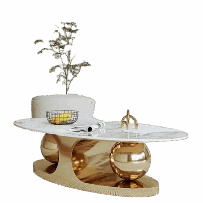 Golden Embrace Coffee Table